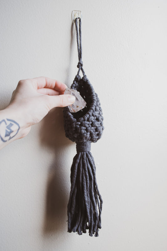 Hanging Macrame Pod