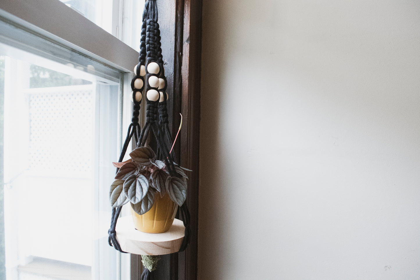 Mini Floating Macrame Shelf
