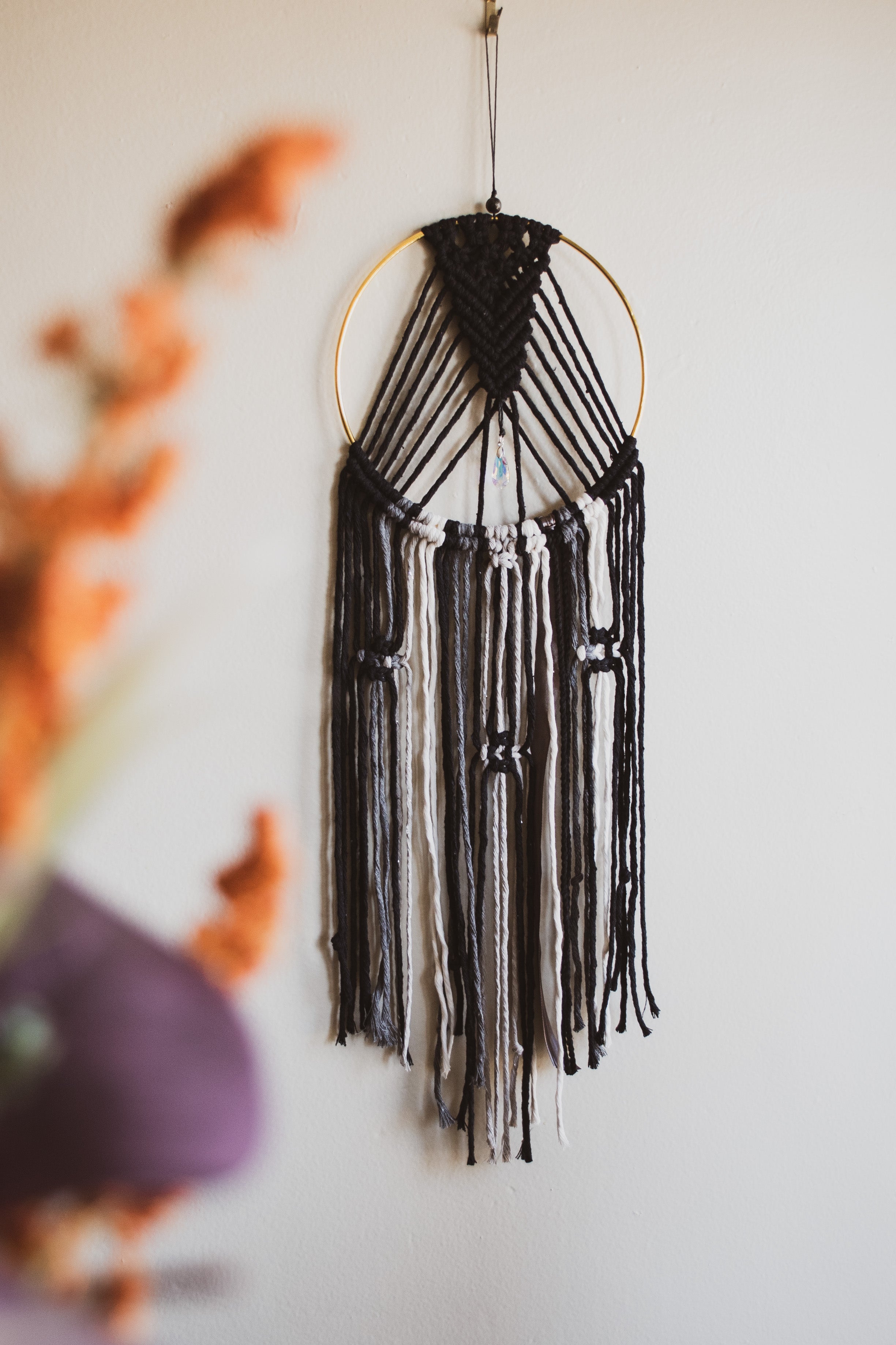 Crystal Criss-Cross Hoops