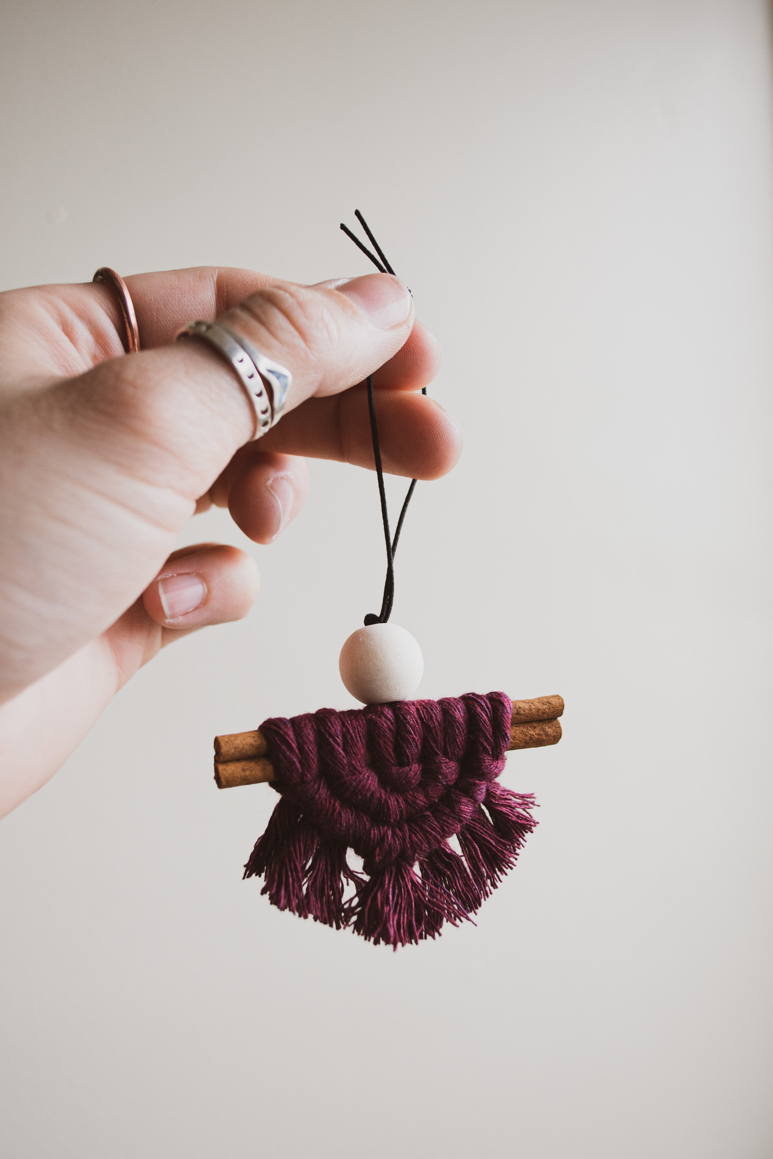 Half Moon Car Charm