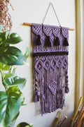 Lavender Macraweave Wall Tapestry