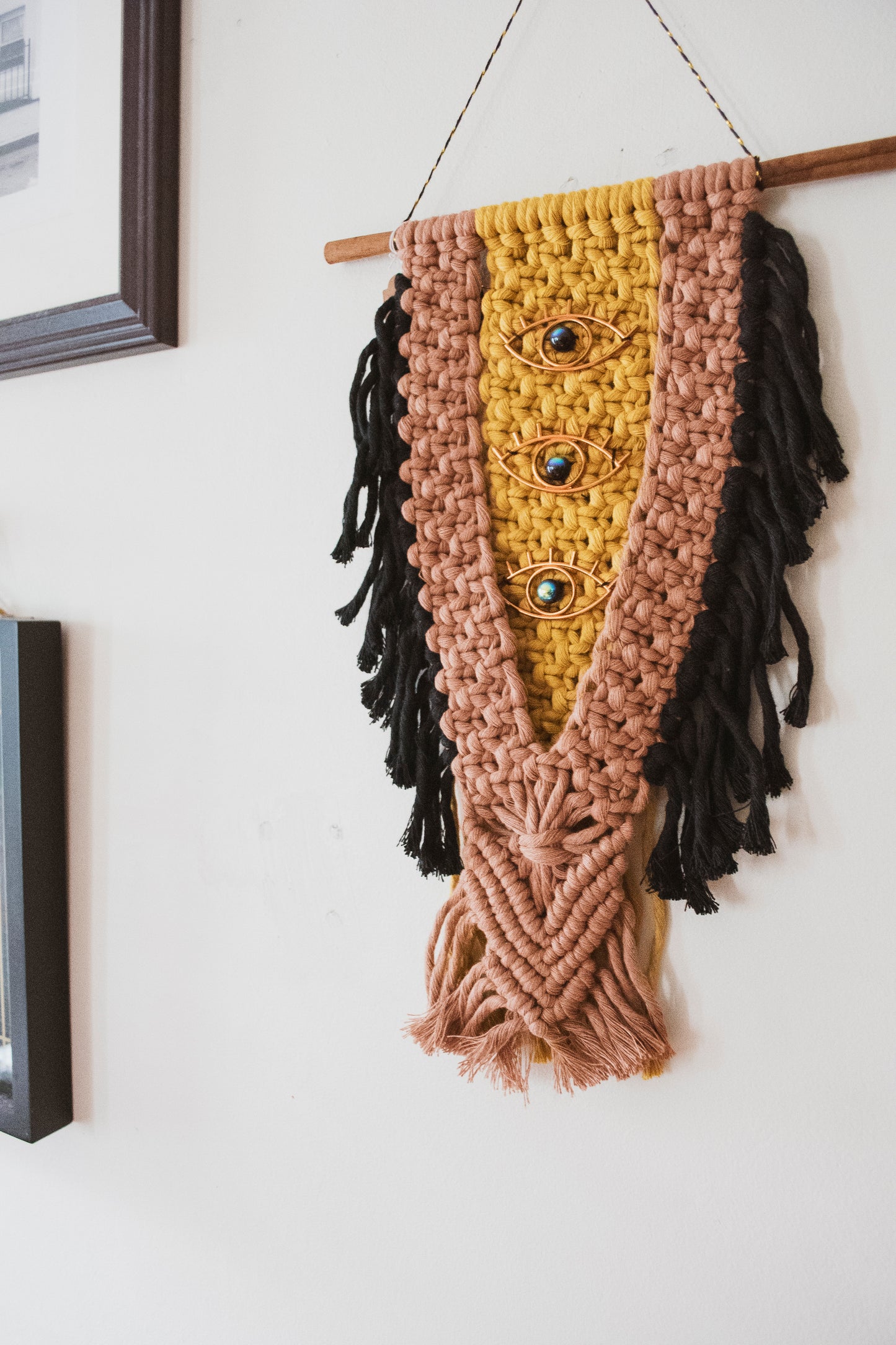 Triple Borealis Eye Wall Hanging