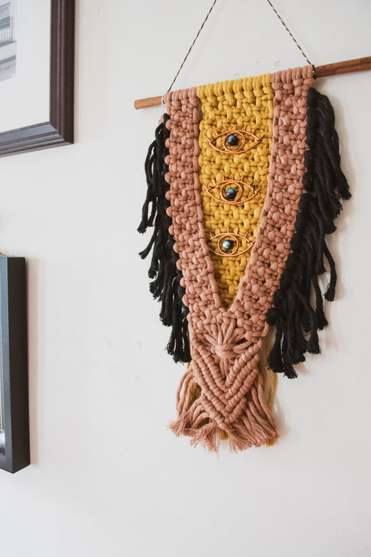 Triple Borealis Eye Wall Hanging