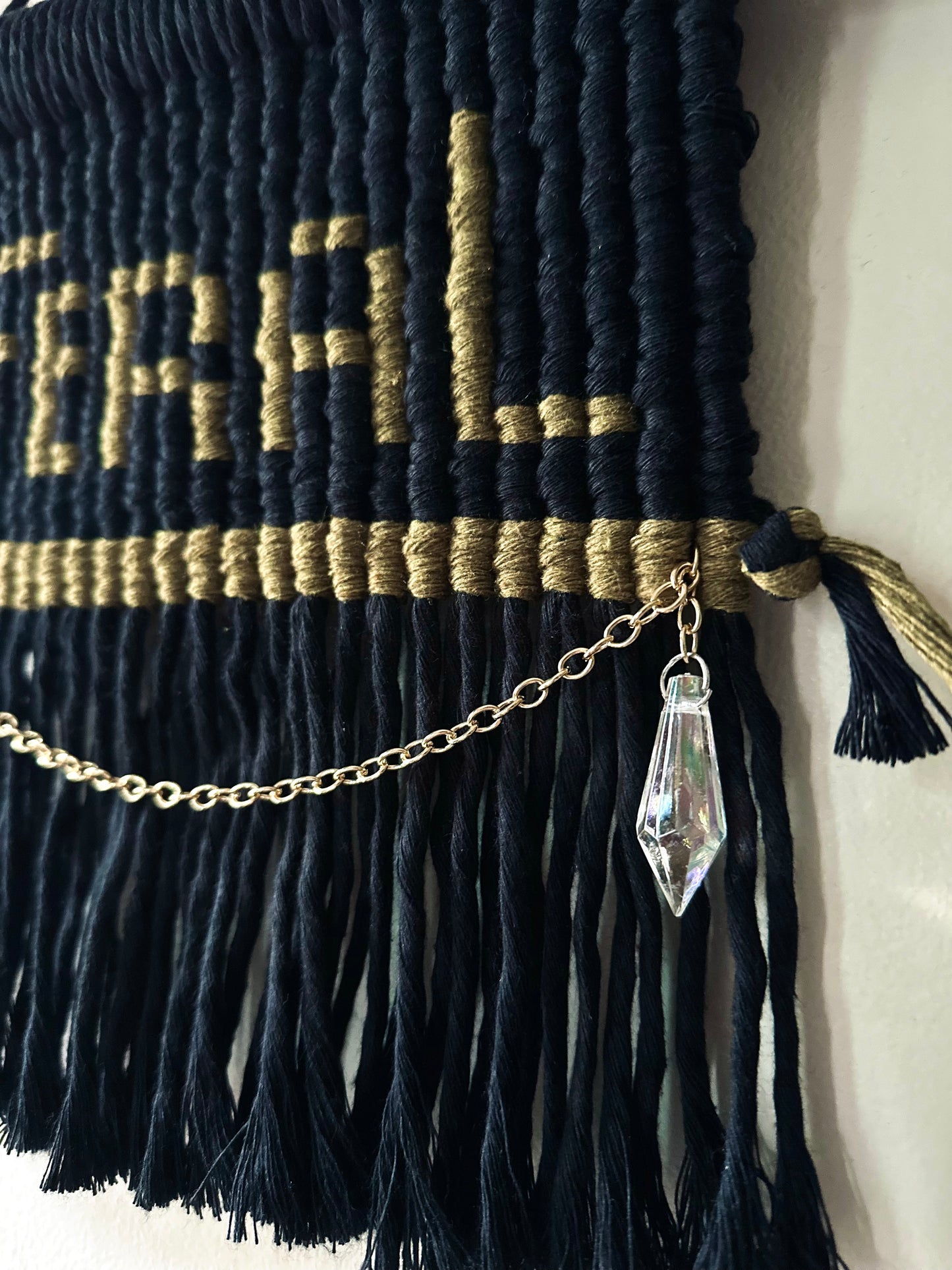 FERAL Macrame Banner